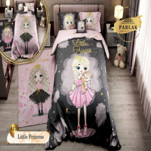 سرویس روتختی پارلاک یکنفره دو رو مدل little princess کد A-170