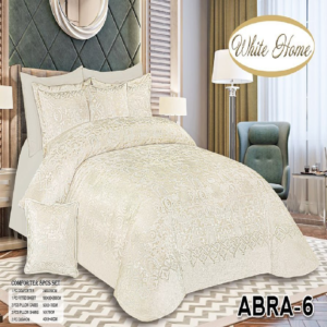 سرویس روتختی مخمل ویت هوم white home مدل ابرا abra دونفره 8 تکه