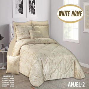 سرویس روتختی مخمل ویت هوم white home مدل انجل anjel دونفره 8 تکه