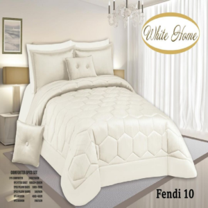 سرویس روتختی مخمل ویت هوم white home مدل فندی fendi دونفره 8 تکه