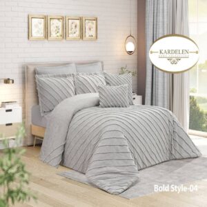 سرویس روتختی مخمل کاردلن kardelen مدل بولد استایل bold style دونفره 8 تکه