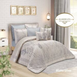 سرویس روتختی مخمل کاردلن kardelen مدل میامی Miami دونفره 8 تکه
